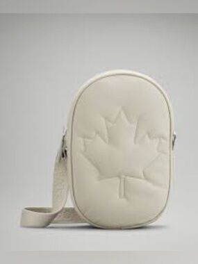 Lululemon Team Canada Future Legacy Crossbody Bag in light ivory